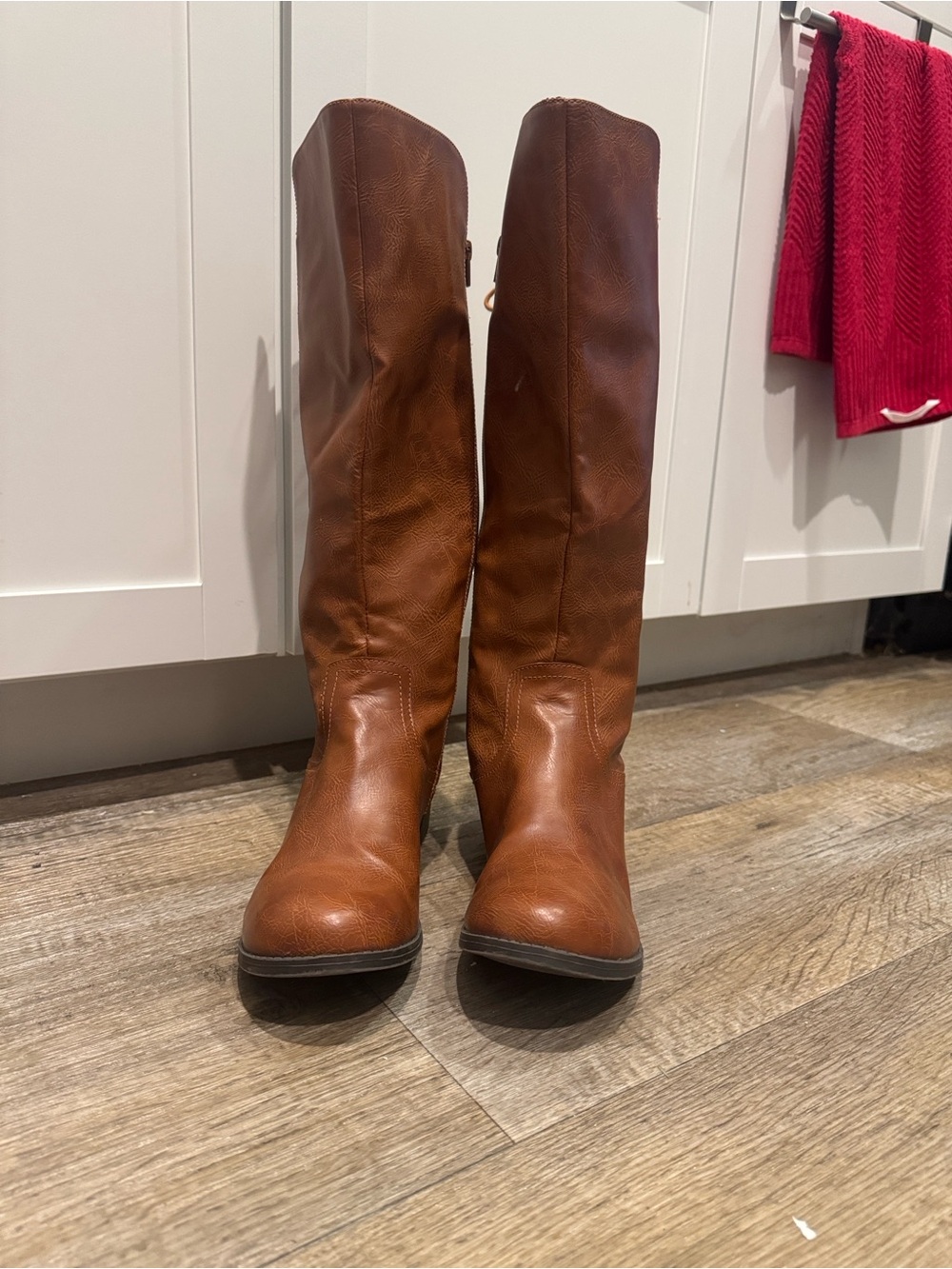 Women's Over-the-Knee Riding Boots in Chestnut